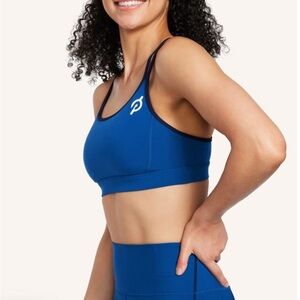 Peloton Cadent Renew Blue Strappy Bra